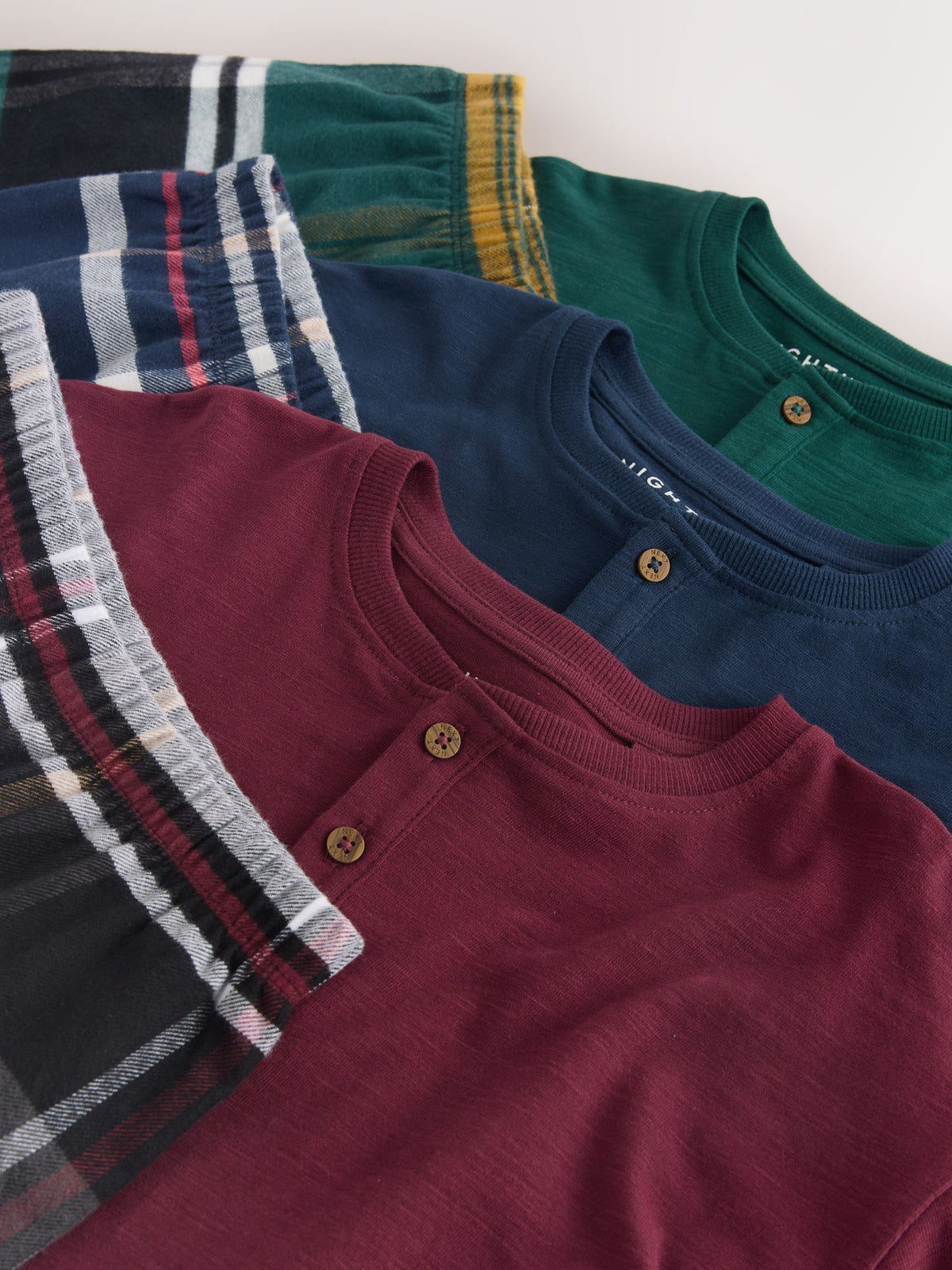 Multi Woven Check Pyjamas 3 Pack (3-16yrs) - image 10