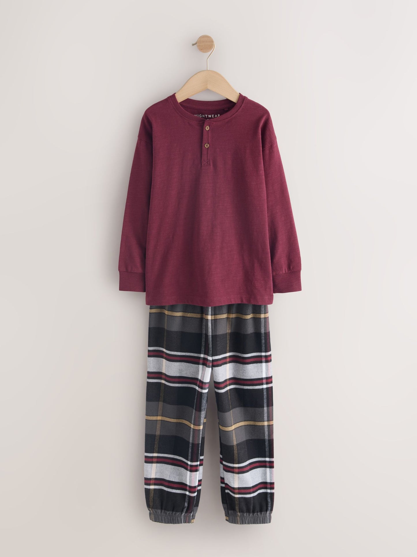 Multi Woven Check Pyjamas 3 Pack (3-16yrs) image 6