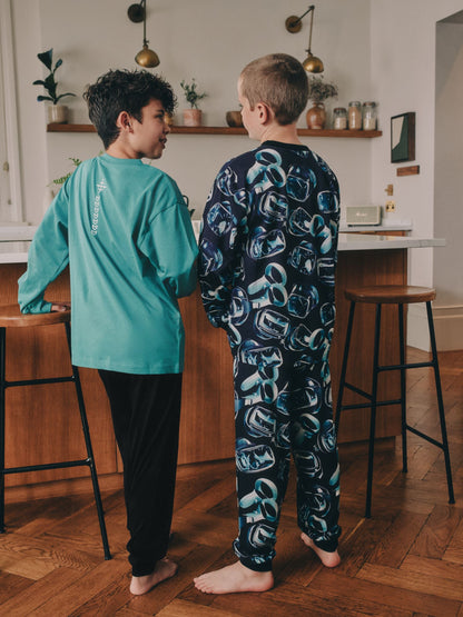 Green/Black Pro Gamer Long Sleeve Pyjamas 2 Pack (3-16yrs) image 8