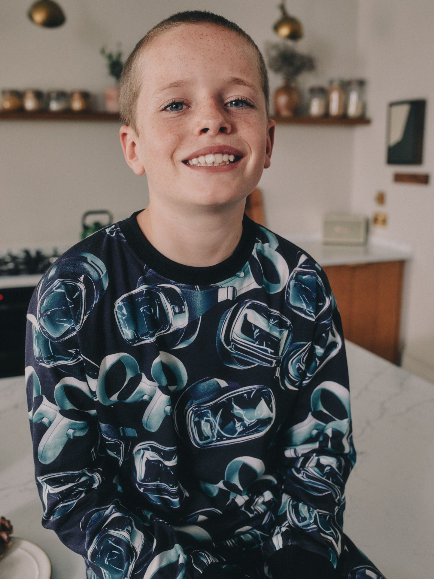 Green/Black Pro Gamer Long Sleeve Pyjamas 2 Pack (3-16yrs) image 10