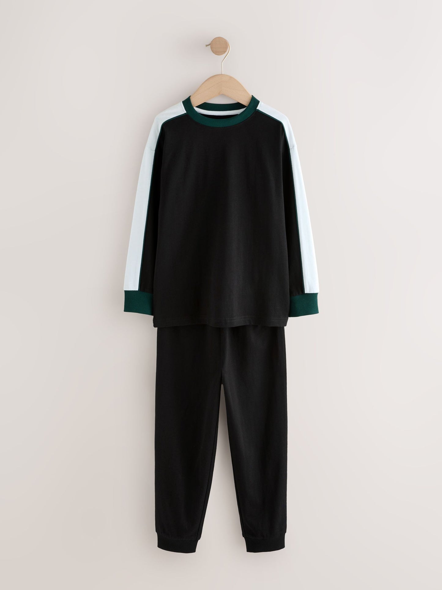Green Long Sleeve Pyjamas 3 Pack (3-16yrs) image 3