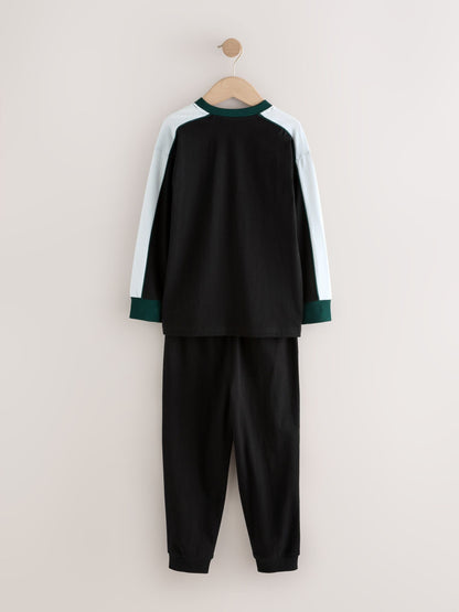 Green Long Sleeve Pyjamas 3 Pack (3-16yrs) image 4