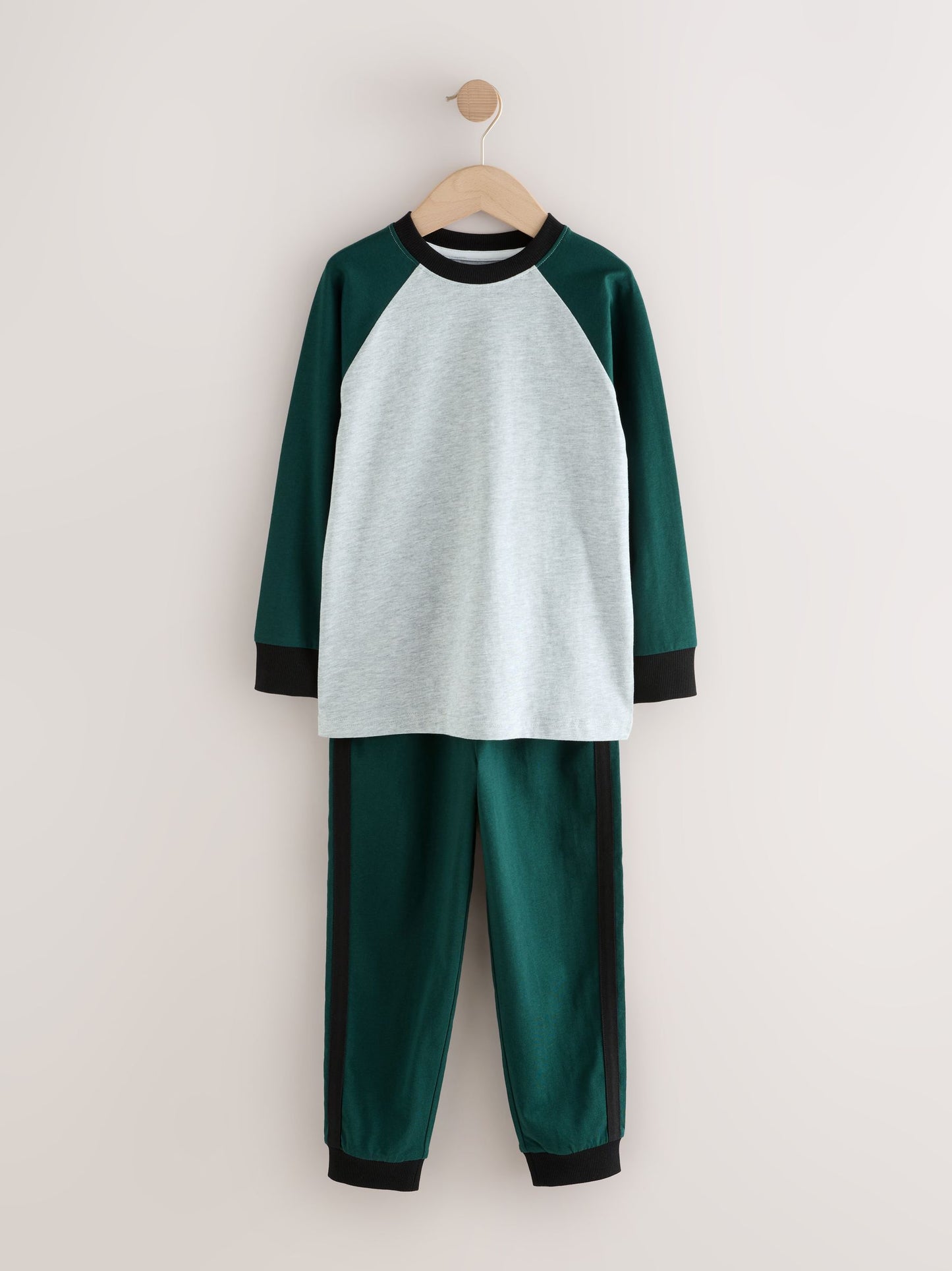 Green Long Sleeve Pyjamas 3 Pack (3-16yrs) image 6
