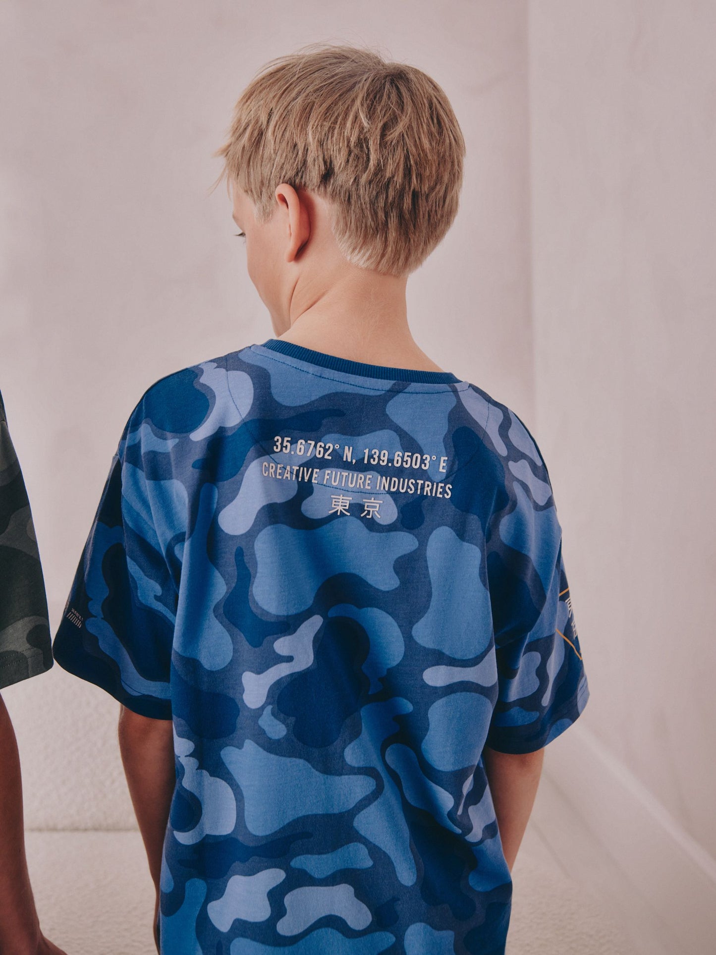 Blue/Green Camo Short Pyjamas 3 Pack (3-16yrs) image 7