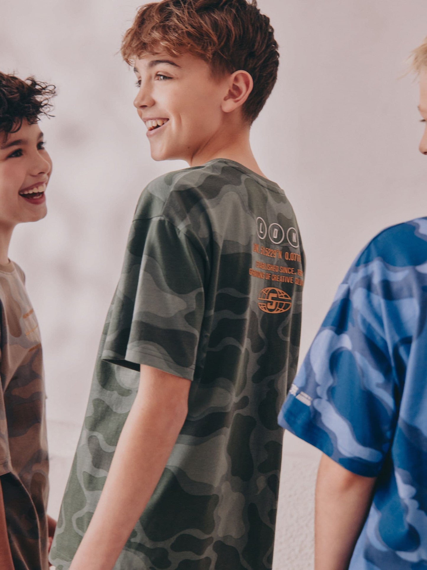 Blue/Green Camo Short Pyjamas 3 Pack (3-16yrs) image 12