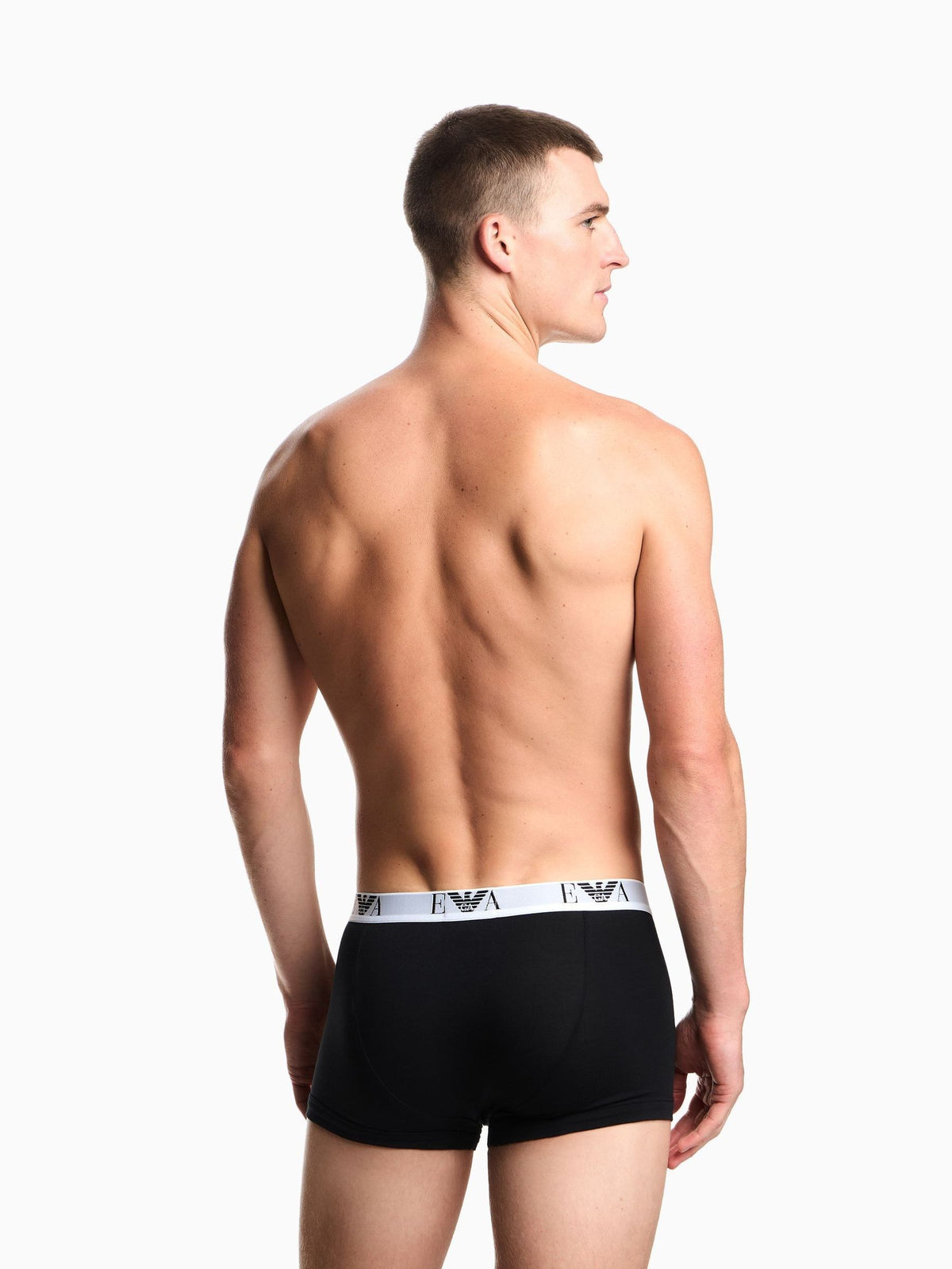 Dsiney Kidz - Emporio Armani Black Boxers 3 Pack image 4