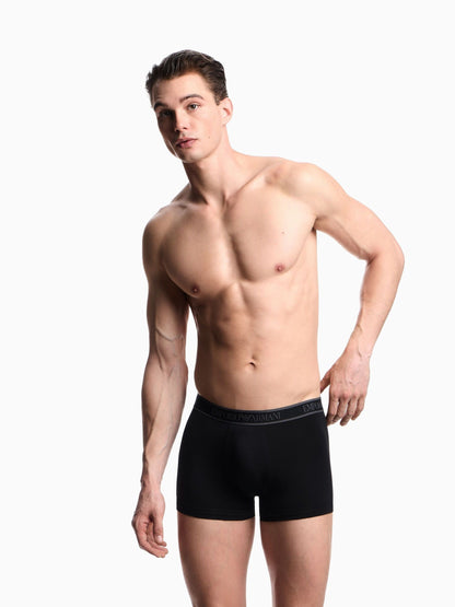 Dsiney Kidz - Emporio Armani Grey/Black Grey/Black Boxers 3 Pack image 2