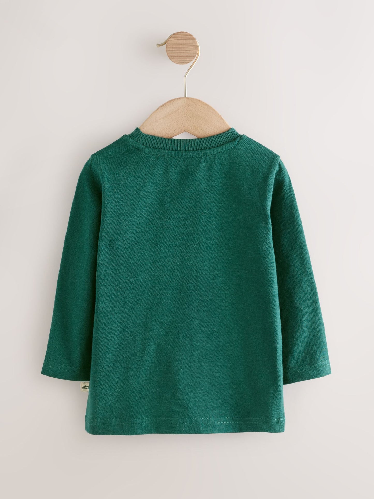 Green Transport Long Sleeve Appliqué T-Shirt (3mths-7yrs) image 2
