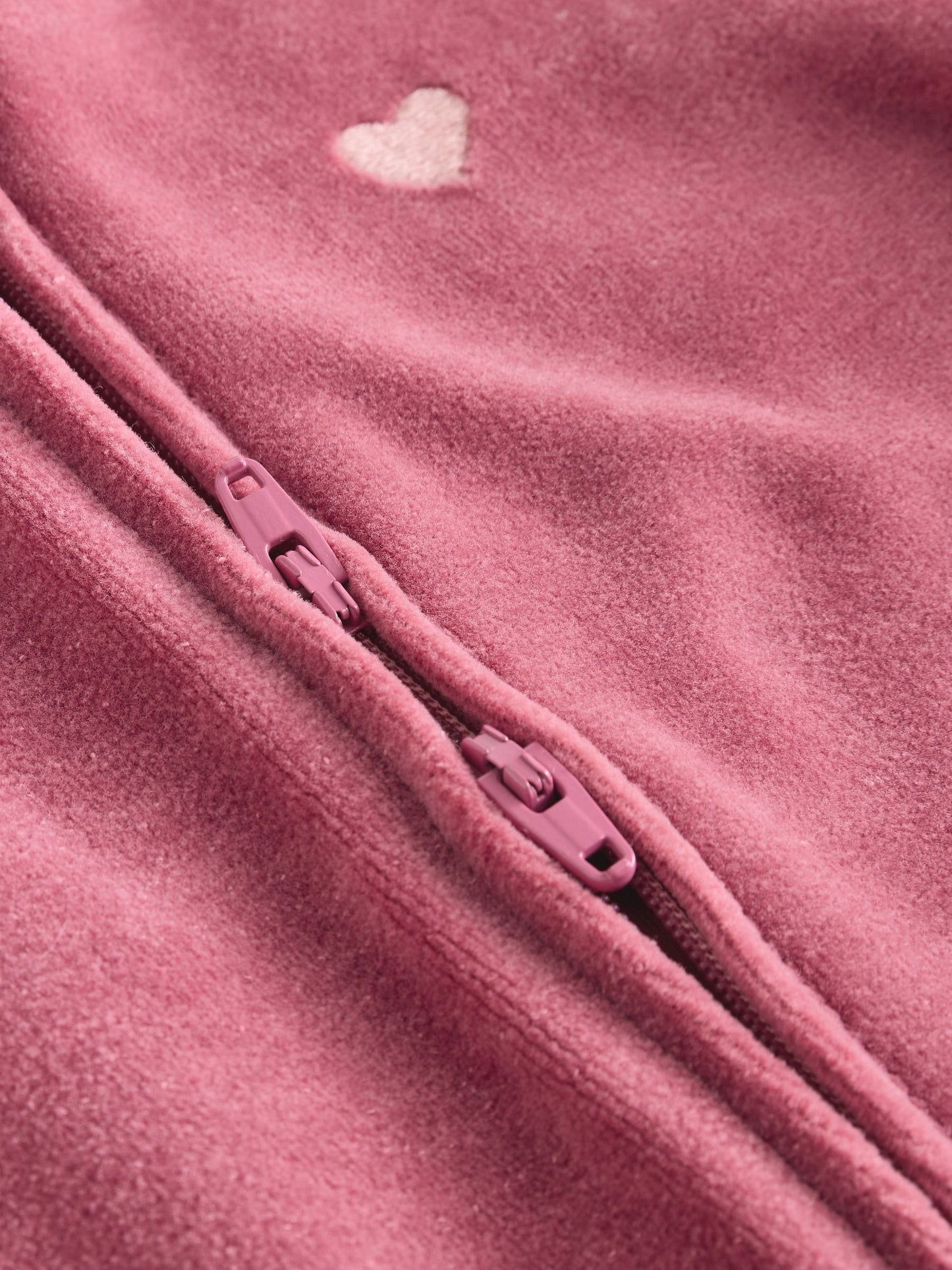 Pink Velour Baby Sleepsuits 2 Pack (0mths-2yrs) image 3