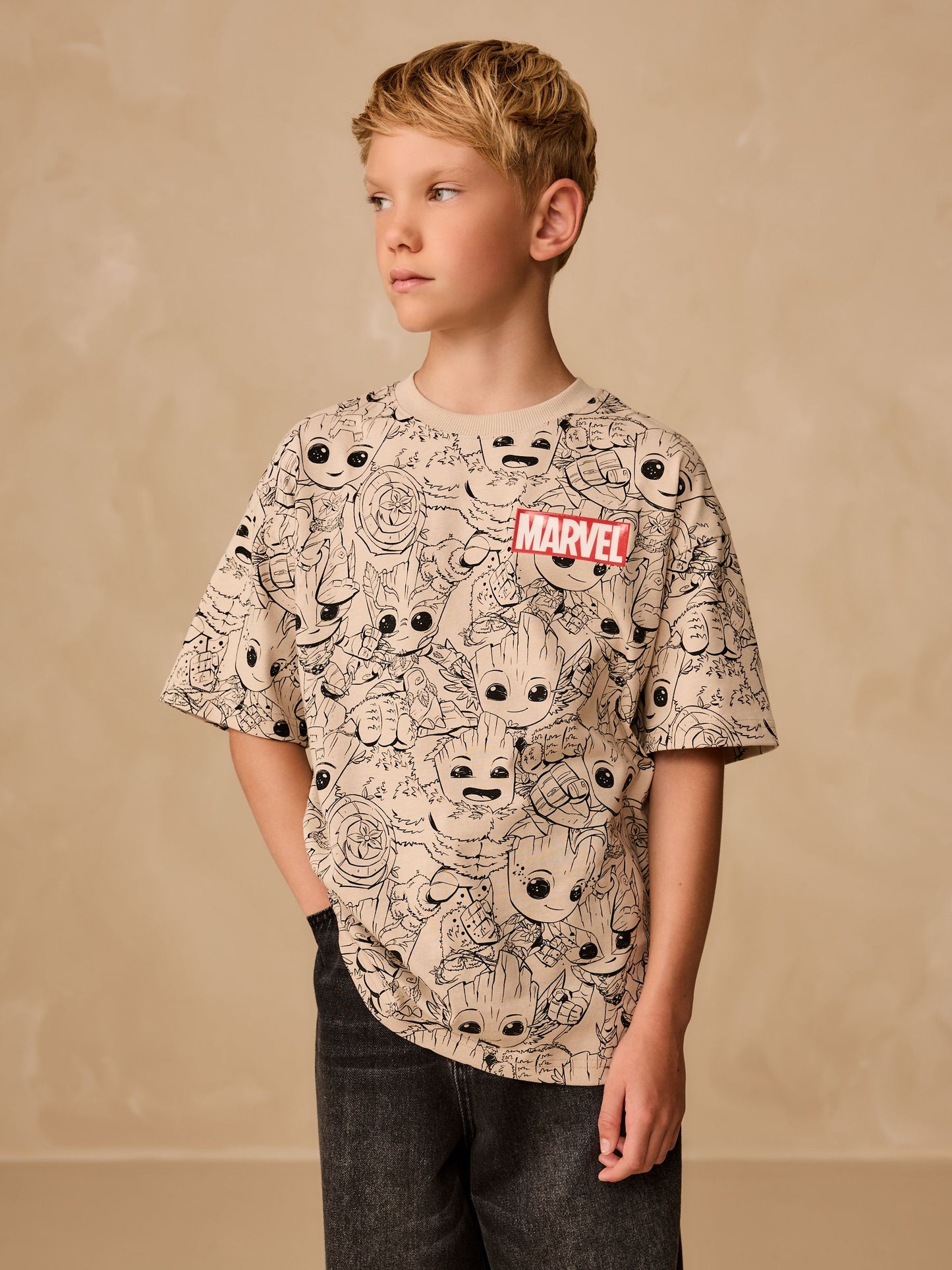 Dsiney Kidz - Stone Guardians Of The Galaxy Groot T-Shirt (3-16yrs) image 1