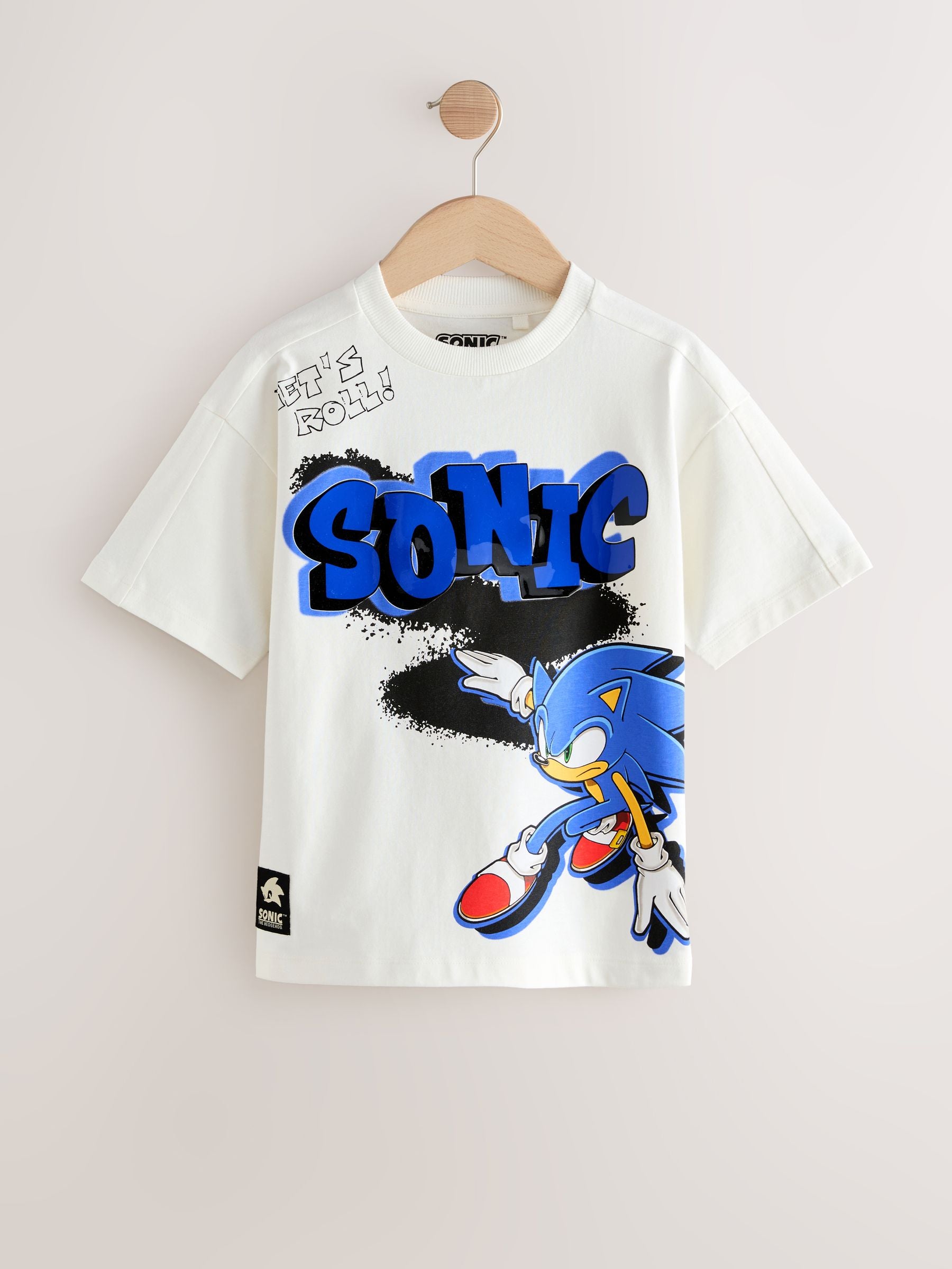 Dsiney Kidz - Ecru Sonic T-Shirt (3-16yrs) image 1