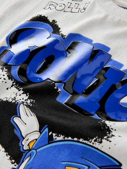 Dsiney Kidz - Ecru Sonic T-Shirt (3-16yrs) image 3
