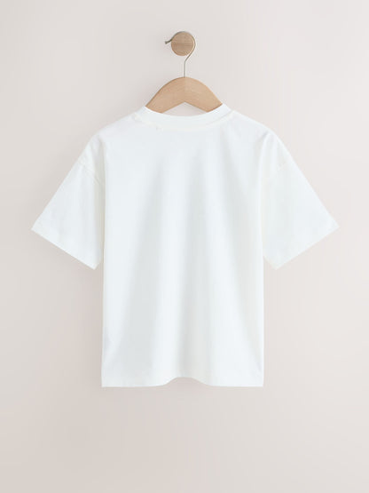 Dsiney Kidz - White Mandalorian Short Sleeve T-Shirt (3-16yrs) image 6