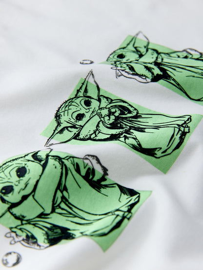 Dsiney Kidz - White Mandalorian Short Sleeve T-Shirt (3-16yrs) image 7