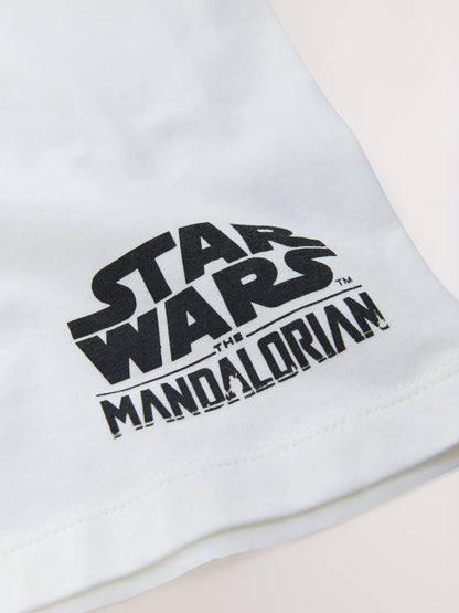 Dsiney Kidz - White Mandalorian Short Sleeve T-Shirt (3-16yrs) image 8