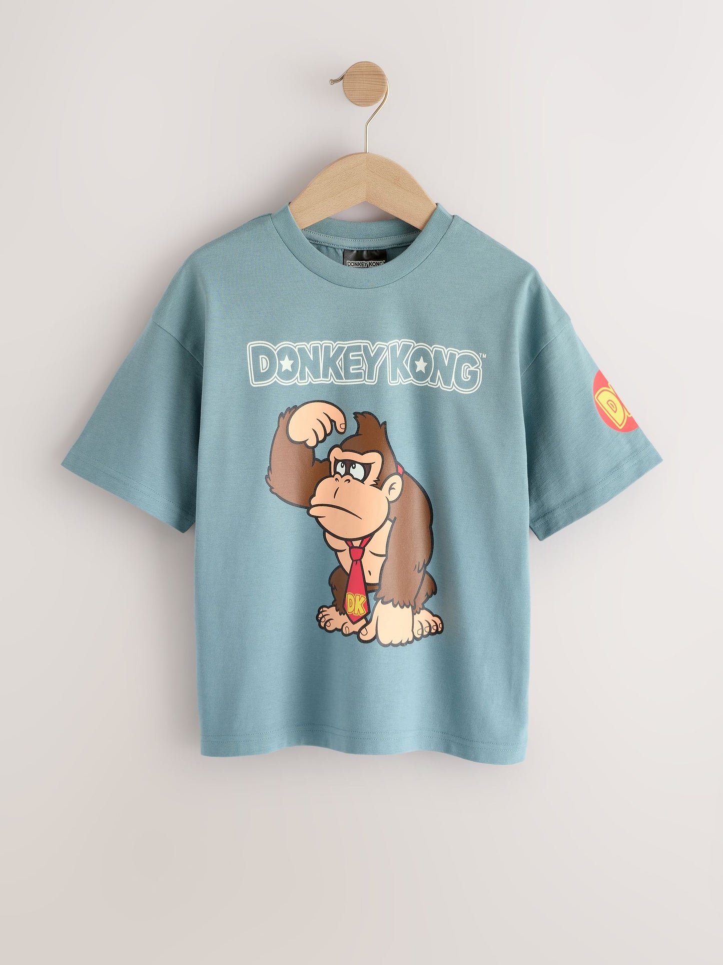 Dsiney Kidz - Blue Donkey Kong Print Mario Gaming T-Shirt (3-16yrs) image 1