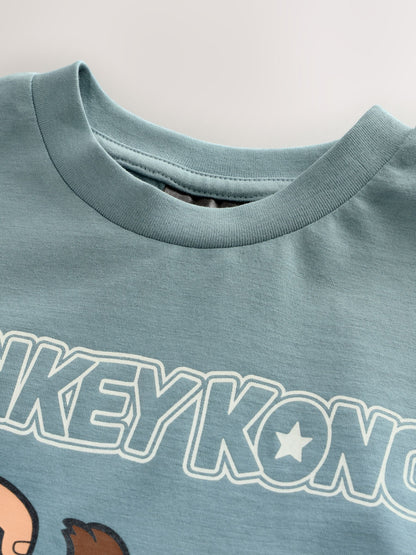 Dsiney Kidz - Blue Donkey Kong Print Mario Gaming T-Shirt (3-16yrs) image 3