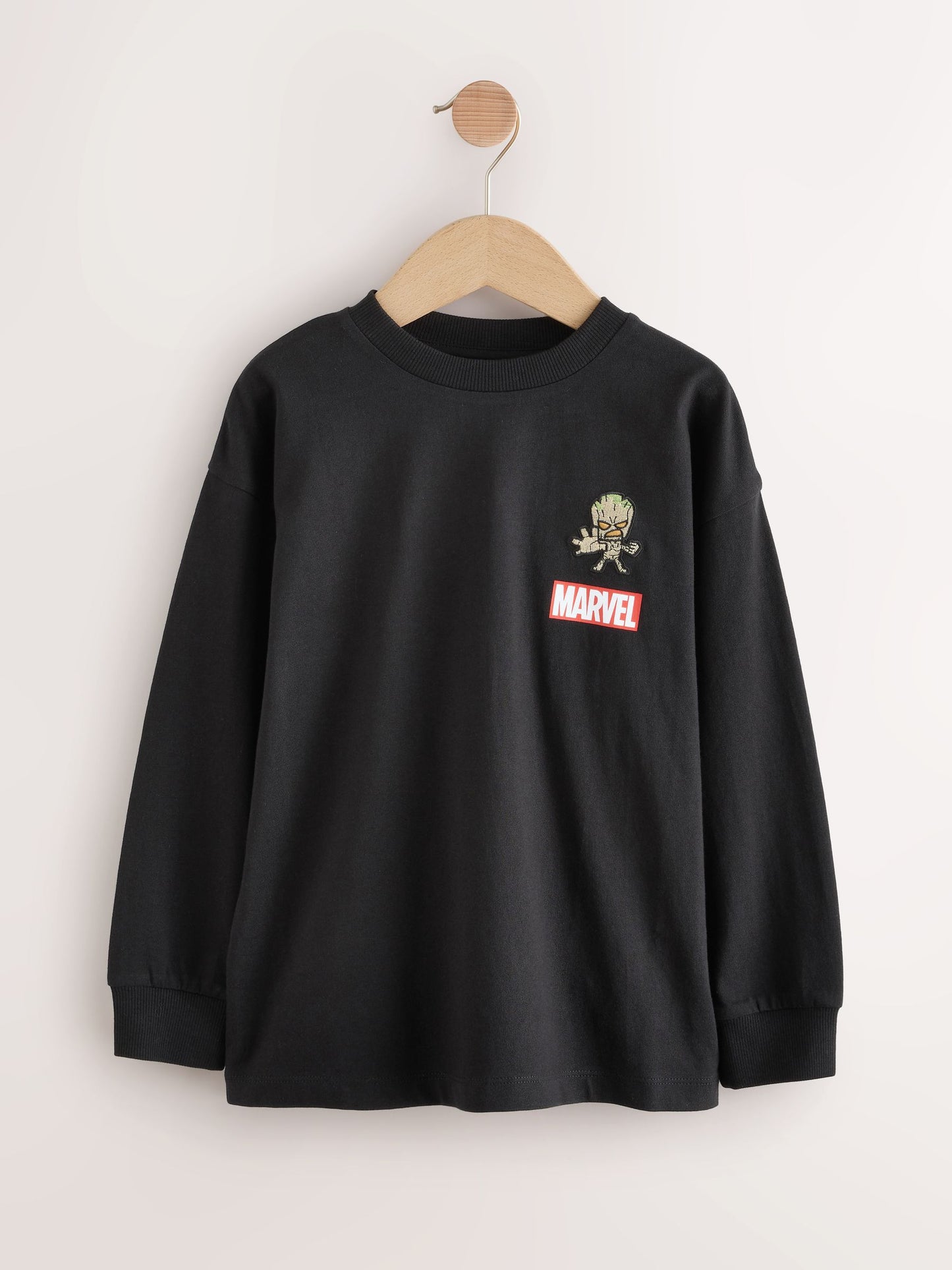 Dsiney Kidz - Black Guardians of the Galaxy Groot Long Sleeve T-Shirt (3-16yrs) image 1