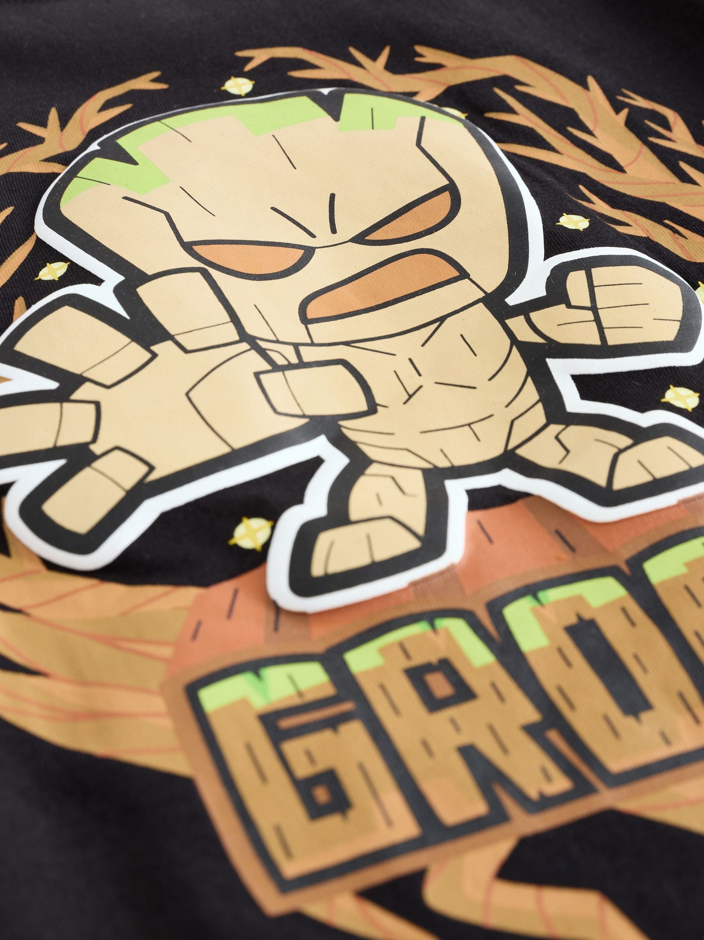 Dsiney Kidz - Black Guardians of the Galaxy Groot Long Sleeve T-Shirt (3-16yrs) image 4