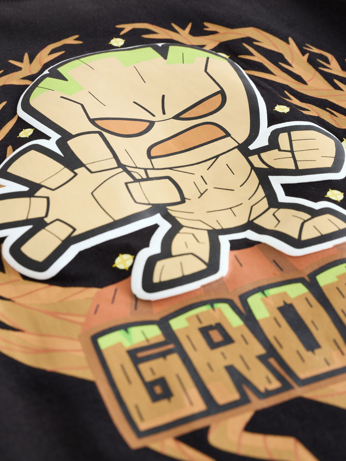 Dsiney Kidz - Black Guardians of the Galaxy Groot Long Sleeve T-Shirt (3-16yrs) image 4