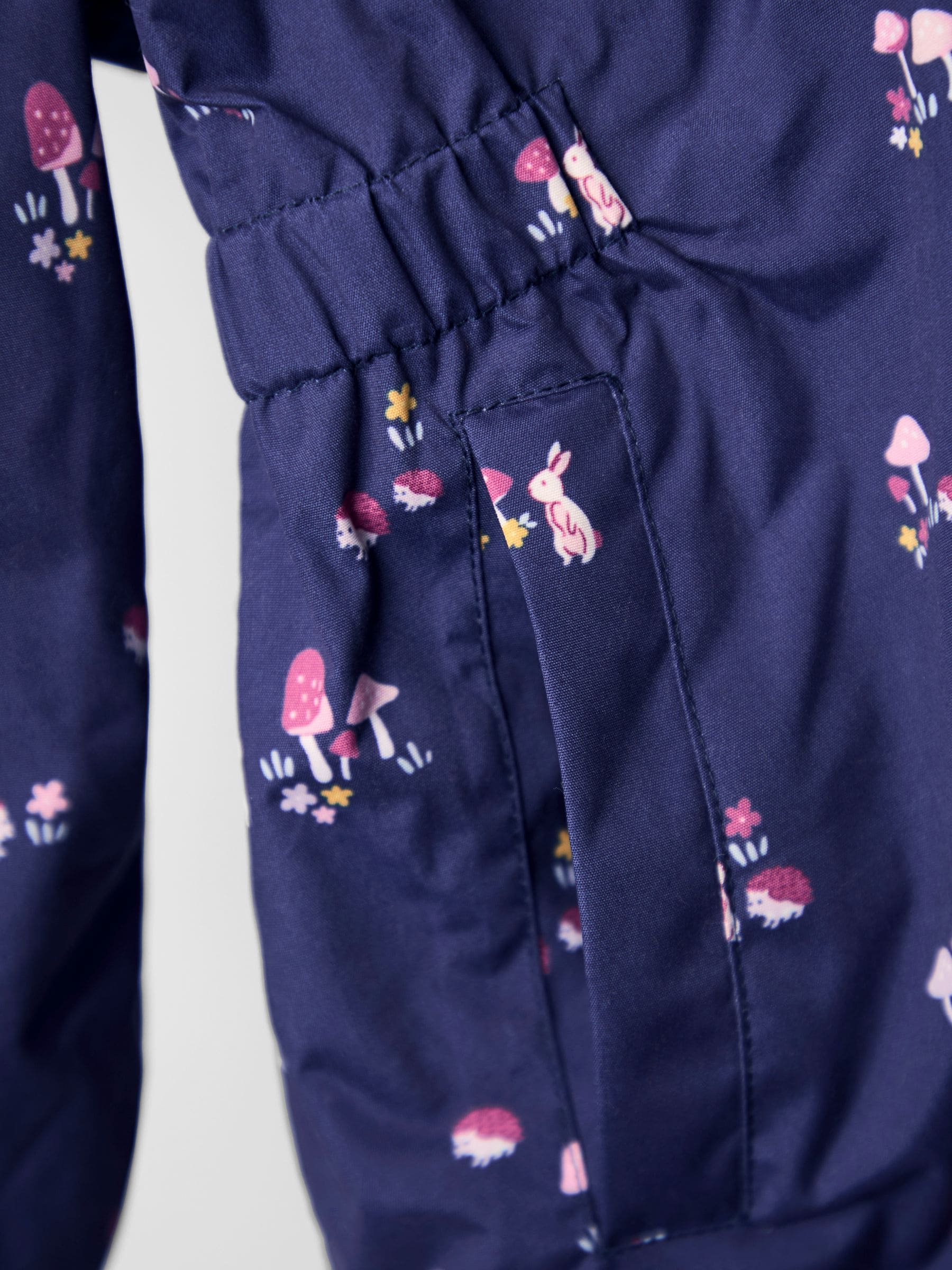 Dsiney Kidz - JoJo Maman Bébé Navy Ditsy Lined Parka image 5