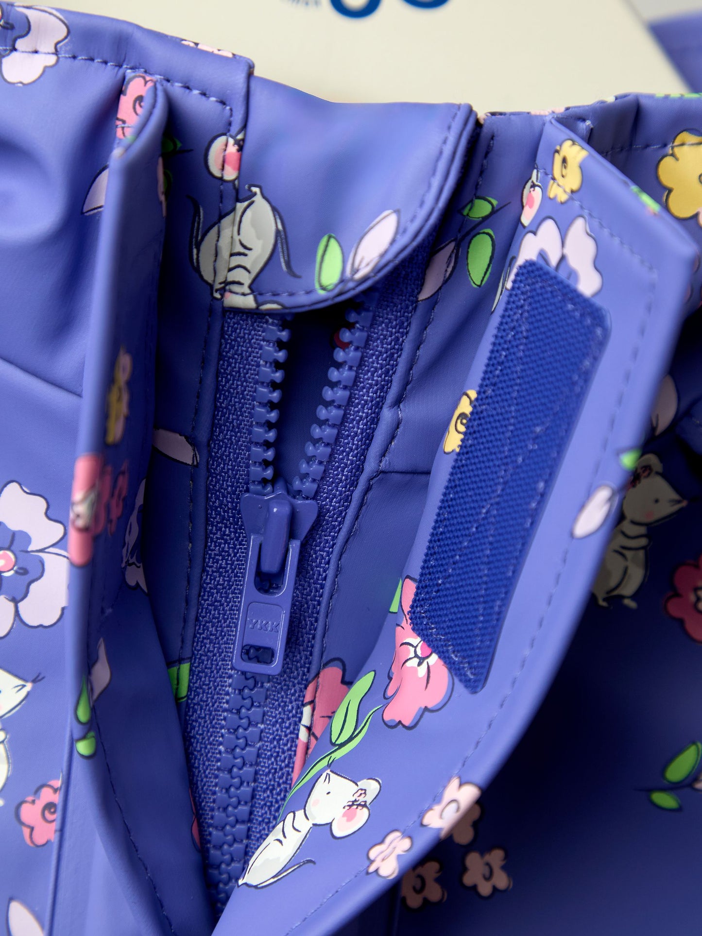 Dsiney Kidz - JoJo Maman Bébé Lilac Mouse Waterproof Cosy Lined Jacket image 4