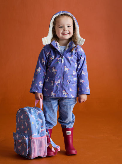 Dsiney Kidz - JoJo Maman Bébé Purple 4-In-1 Waterproof Polar Fleece Jacket image 4