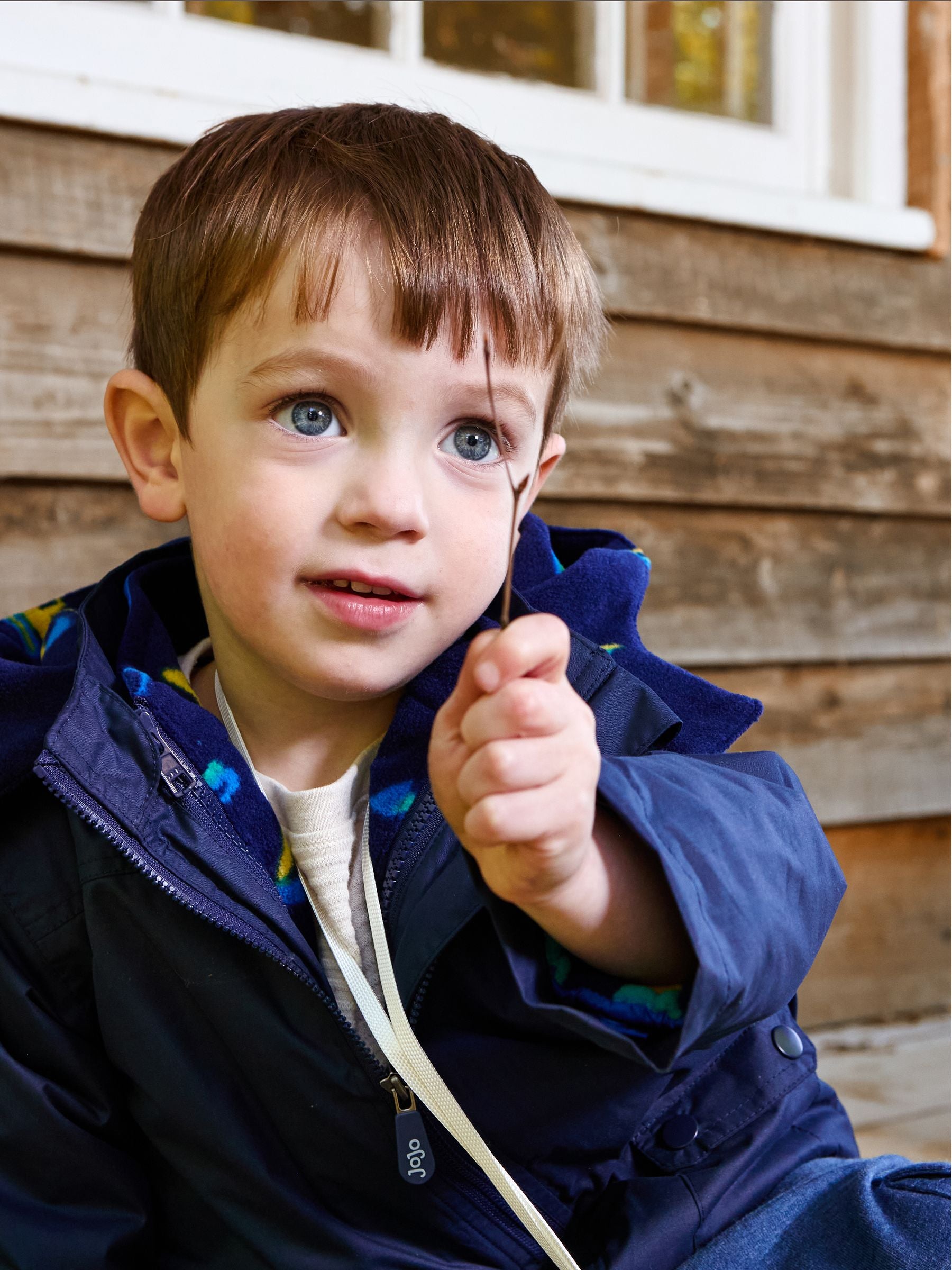 Dsiney Kidz - JoJo Maman Bébé Navy Digger 4-In-1 Waterproof Jacket image 3