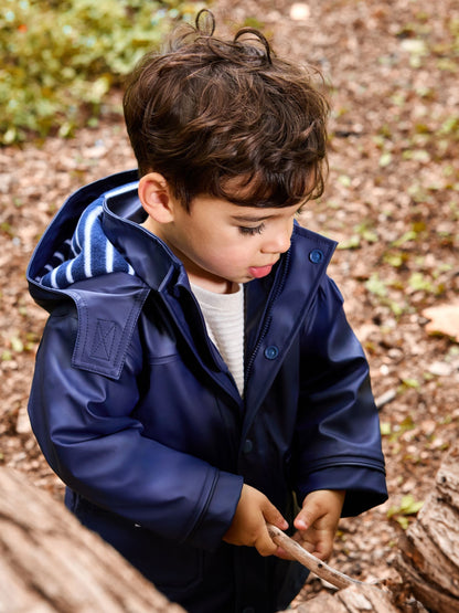 Dsiney Kidz - JoJo Maman Bébé Navy Navy Cosy Lined Waterproof Jacket image 1