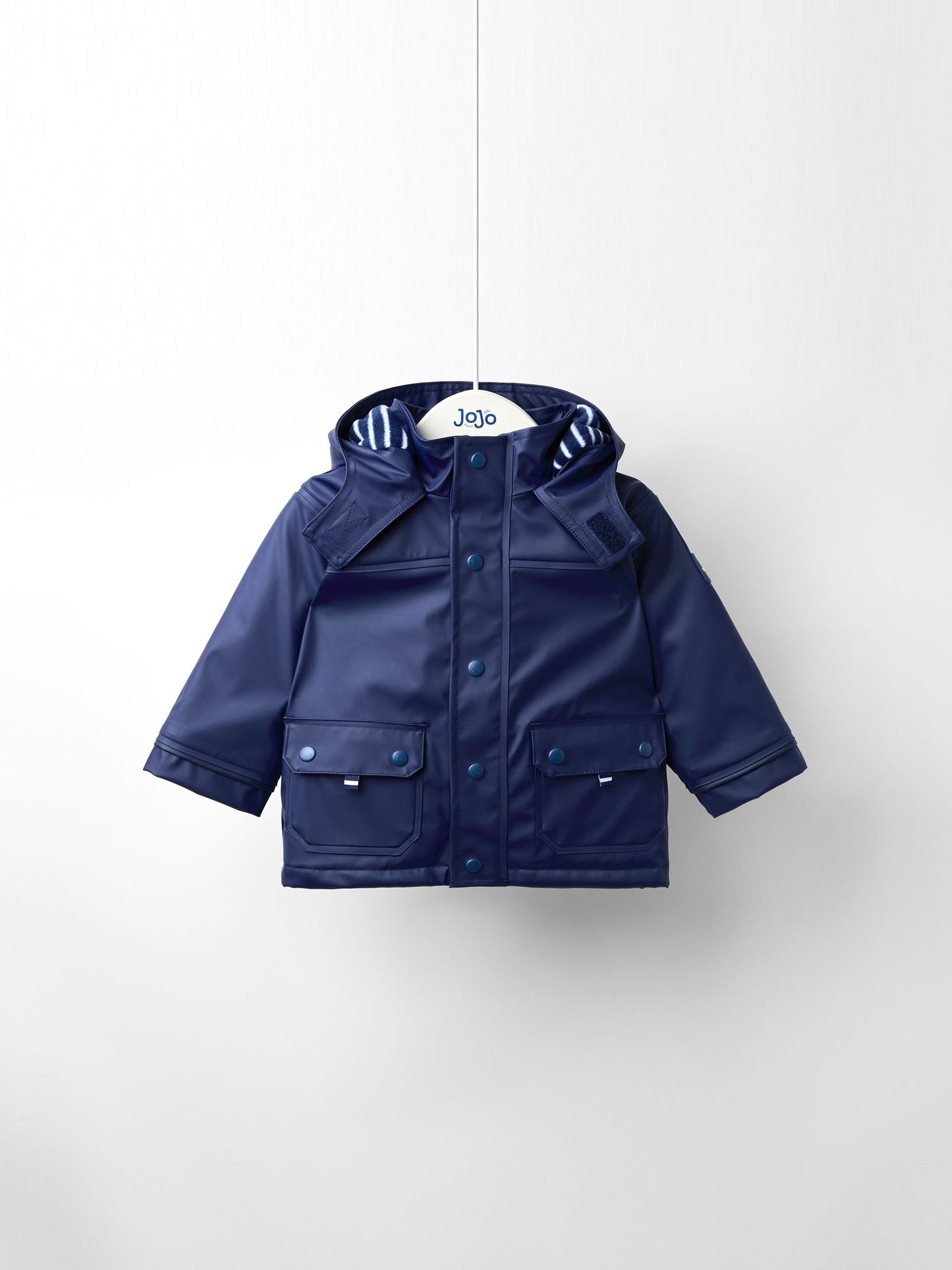 Dsiney Kidz - JoJo Maman Bébé Navy Navy Cosy Lined Waterproof Jacket image 6