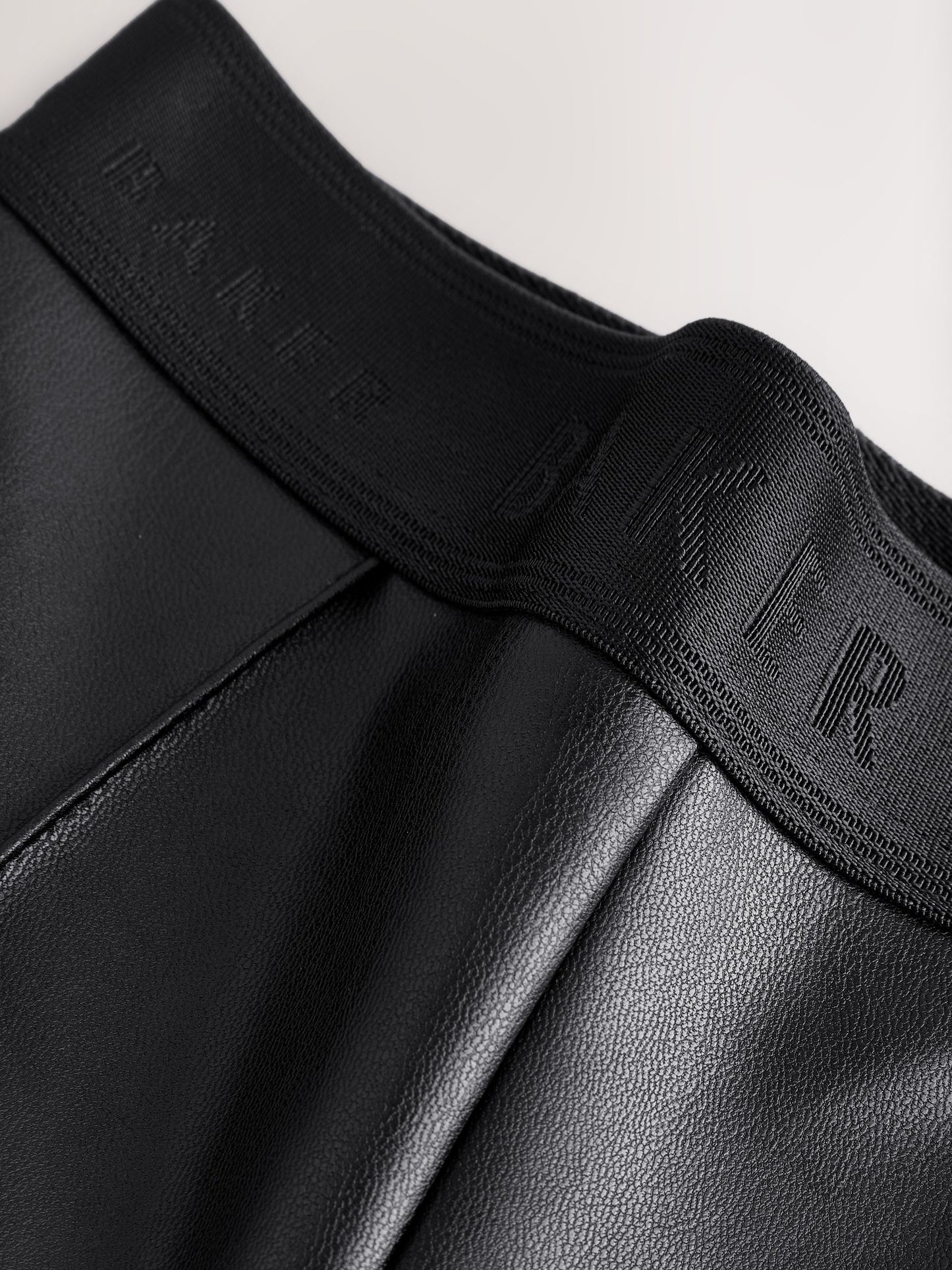 Baker by Ted Baker PU Black Leggings image 4