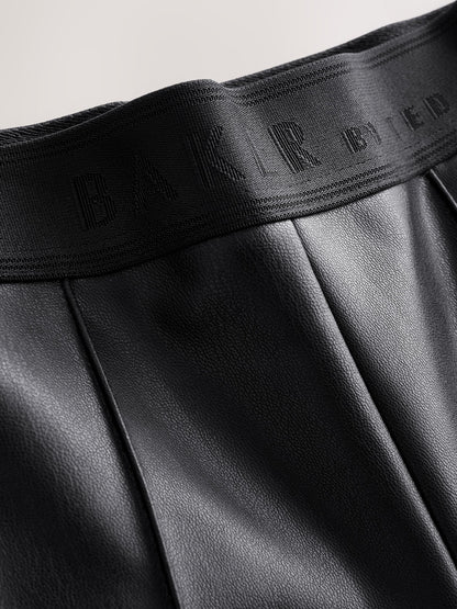 Baker by Ted Baker PU Black Leggings image 6