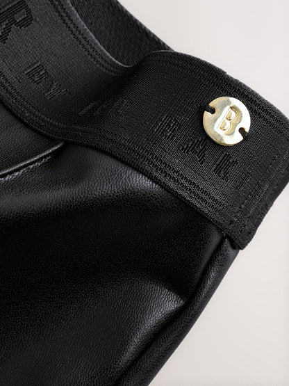 Baker by Ted Baker PU Black Leggings image 7