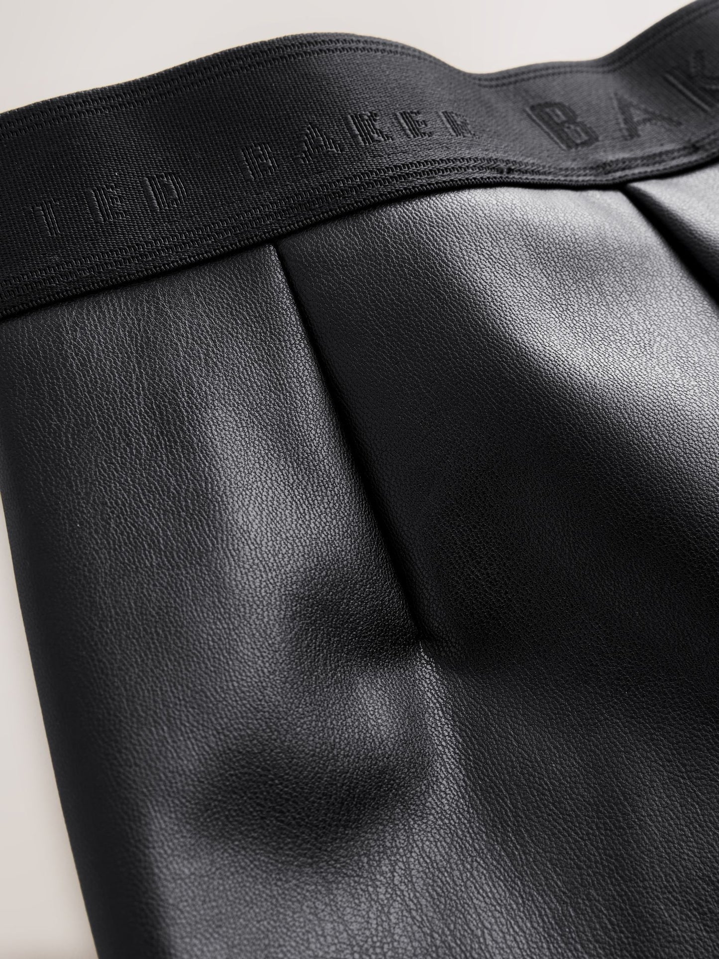 Baker by Ted Baker PU Black Leggings image 8