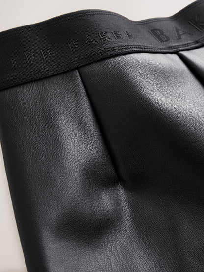 Baker by Ted Baker PU Black Leggings image 8