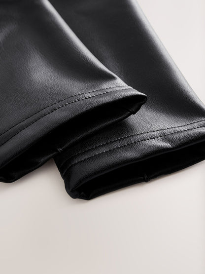 Baker by Ted Baker PU Black Leggings image 9