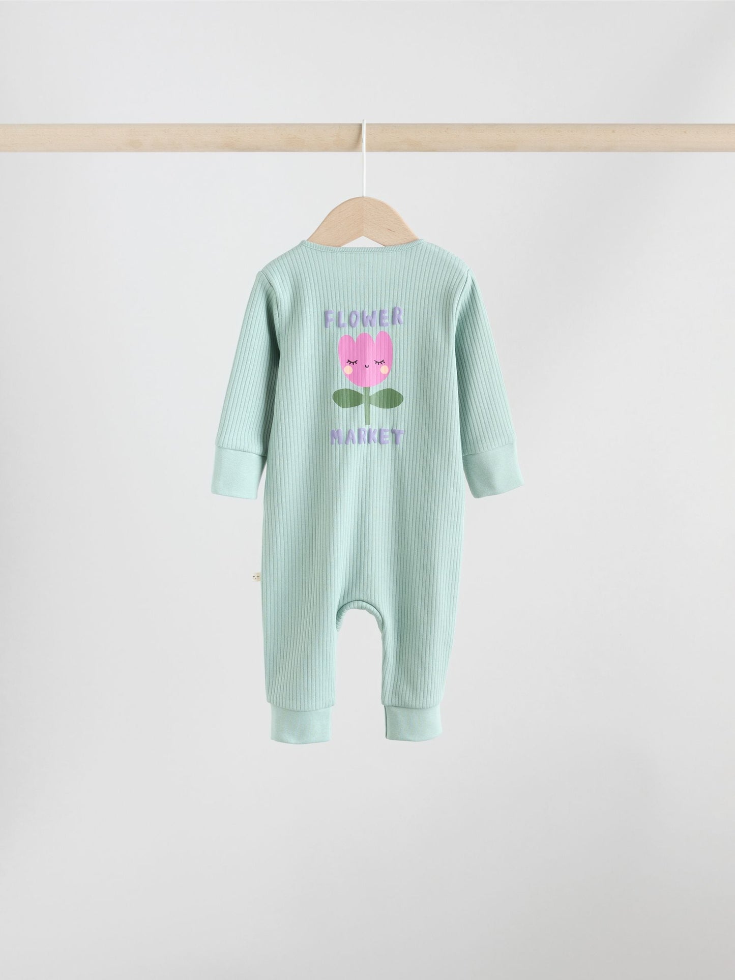 Multi Fruit Two Way Zip Baby Sleepsuits 3 Pack (0mths-3yrs) image 9
