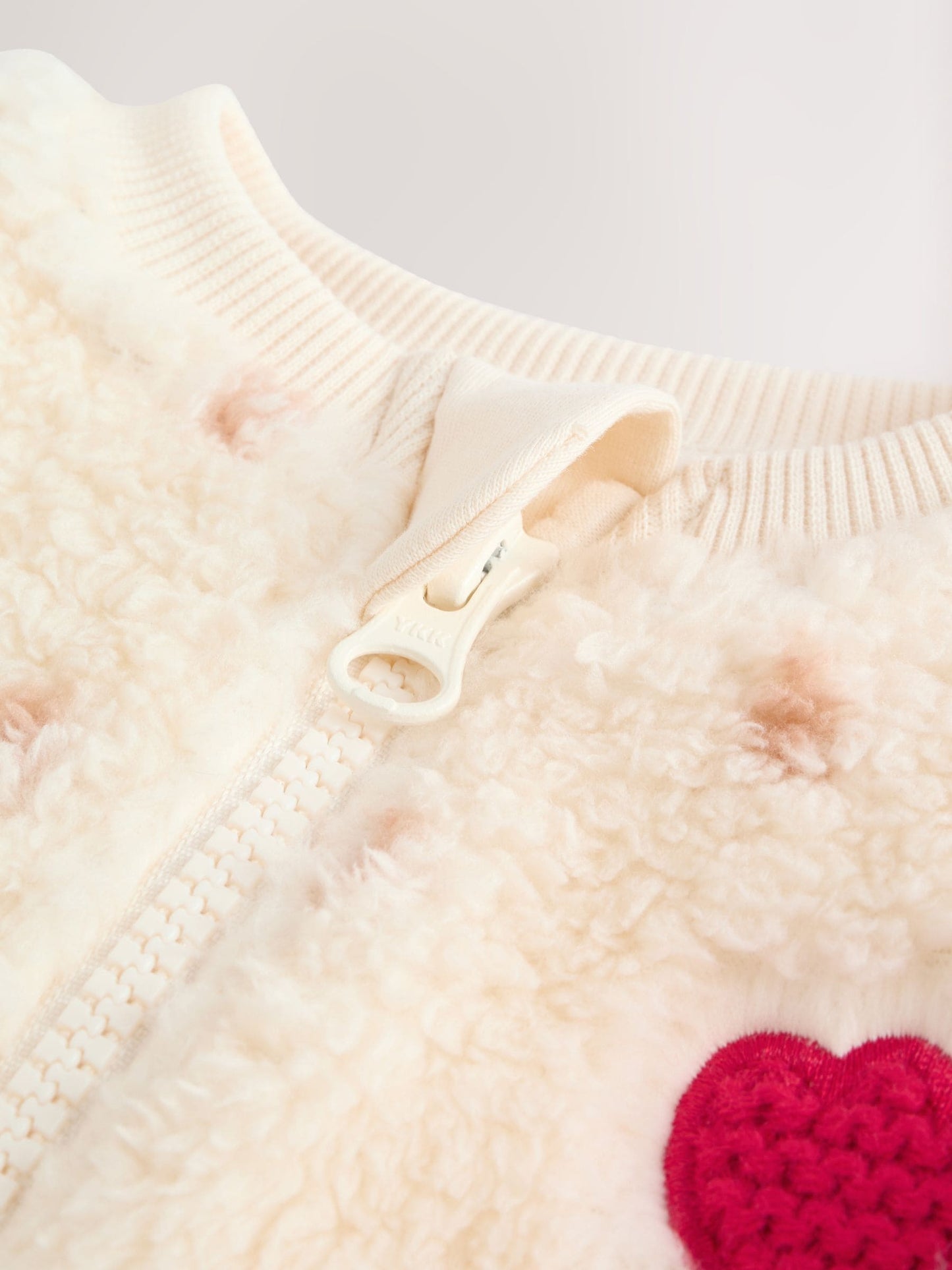 Spot Heavyweight Fleece Baby Sleepsuit image 5