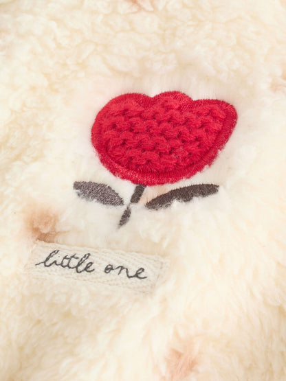 Spot Heavyweight Fleece Baby Sleepsuit