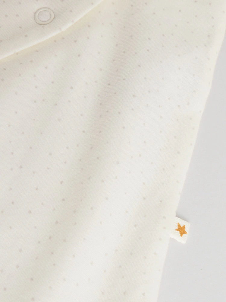 Ecru Fairy Mouse 3 Pack Baby Sleepsuits (0-2yrs)