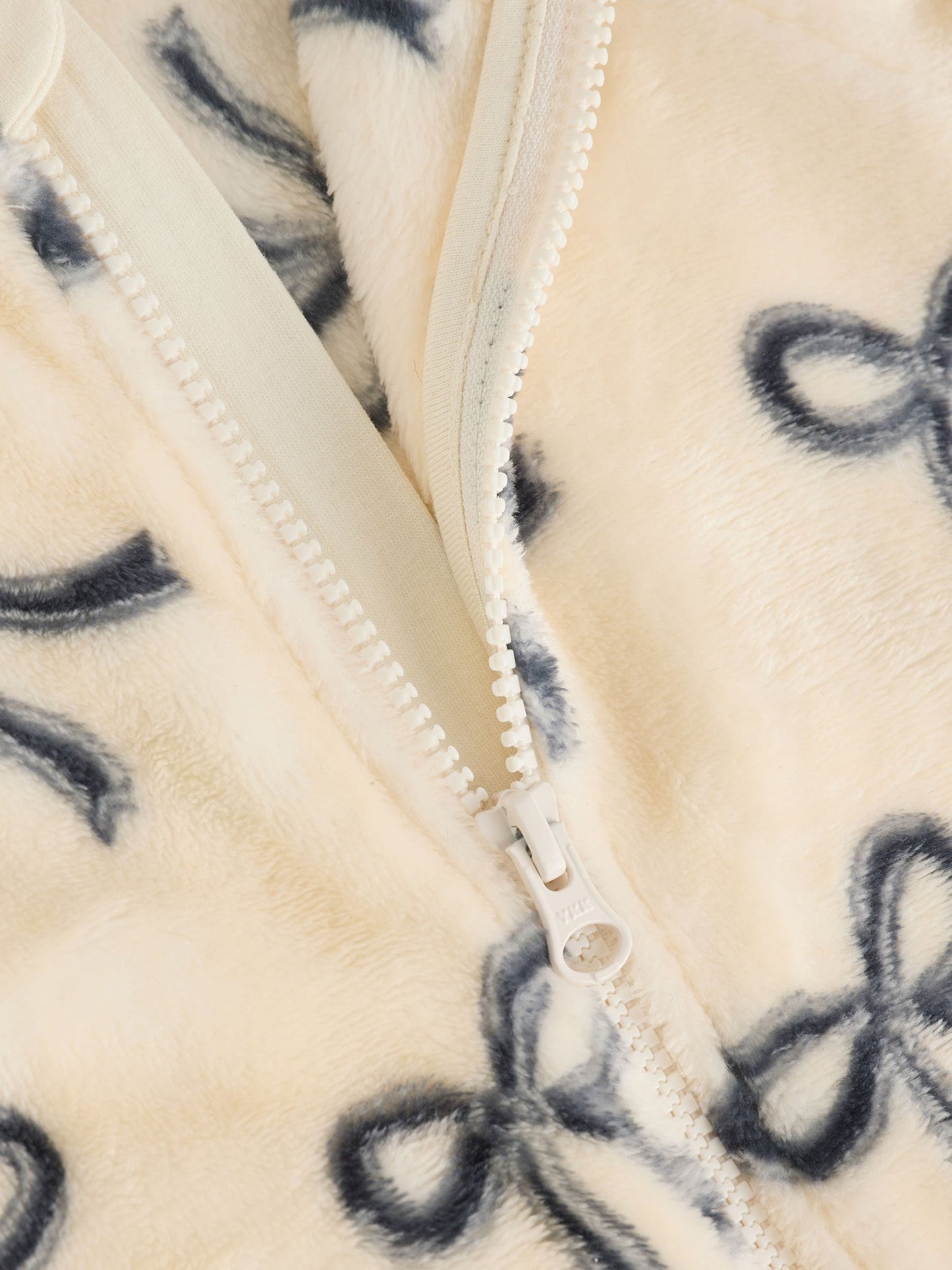 Bow Baby Fleece Sleepsuit