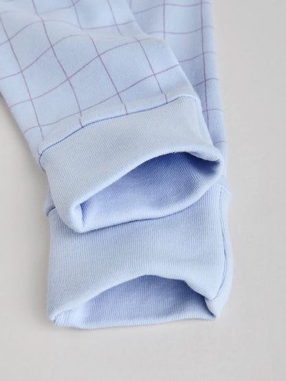 Pink Animal Character Two Way Zip Baby Sleepsuits 5 Pack