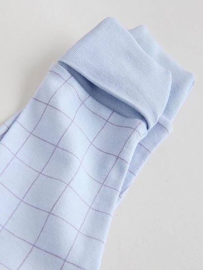 Pink Animal Character Two Way Zip Baby Sleepsuits 5 Pack