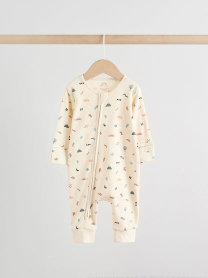 Minerals Woodland Baby Sleepsuits 3 Pack (0mths-3yrs) image 5