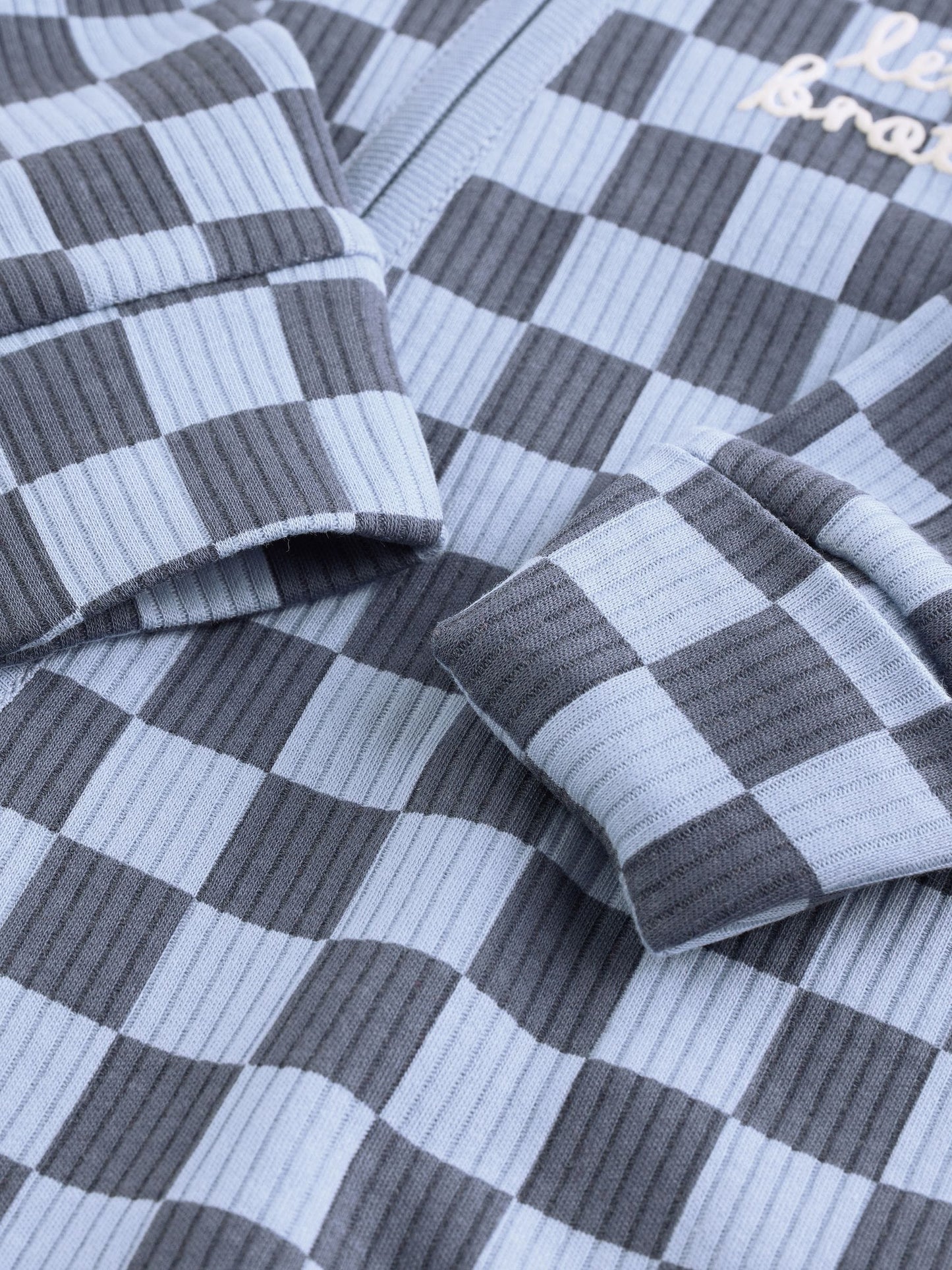 Blue Little Brother Baby Family Sleepsuit (0-2yrs)