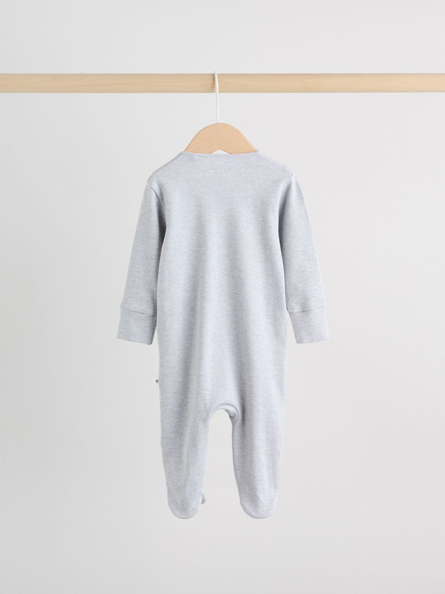 Monochrome Dog Baby Two Way Zip Sleepsuits 3 Pack (0-2yrs)