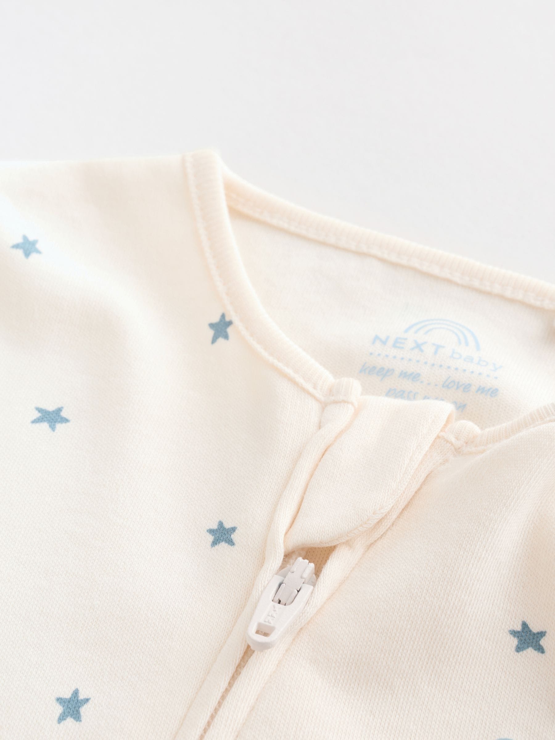 Blue Baby Two Way Zip Sleepsuits 3 Pack (0-2yrs) image 4