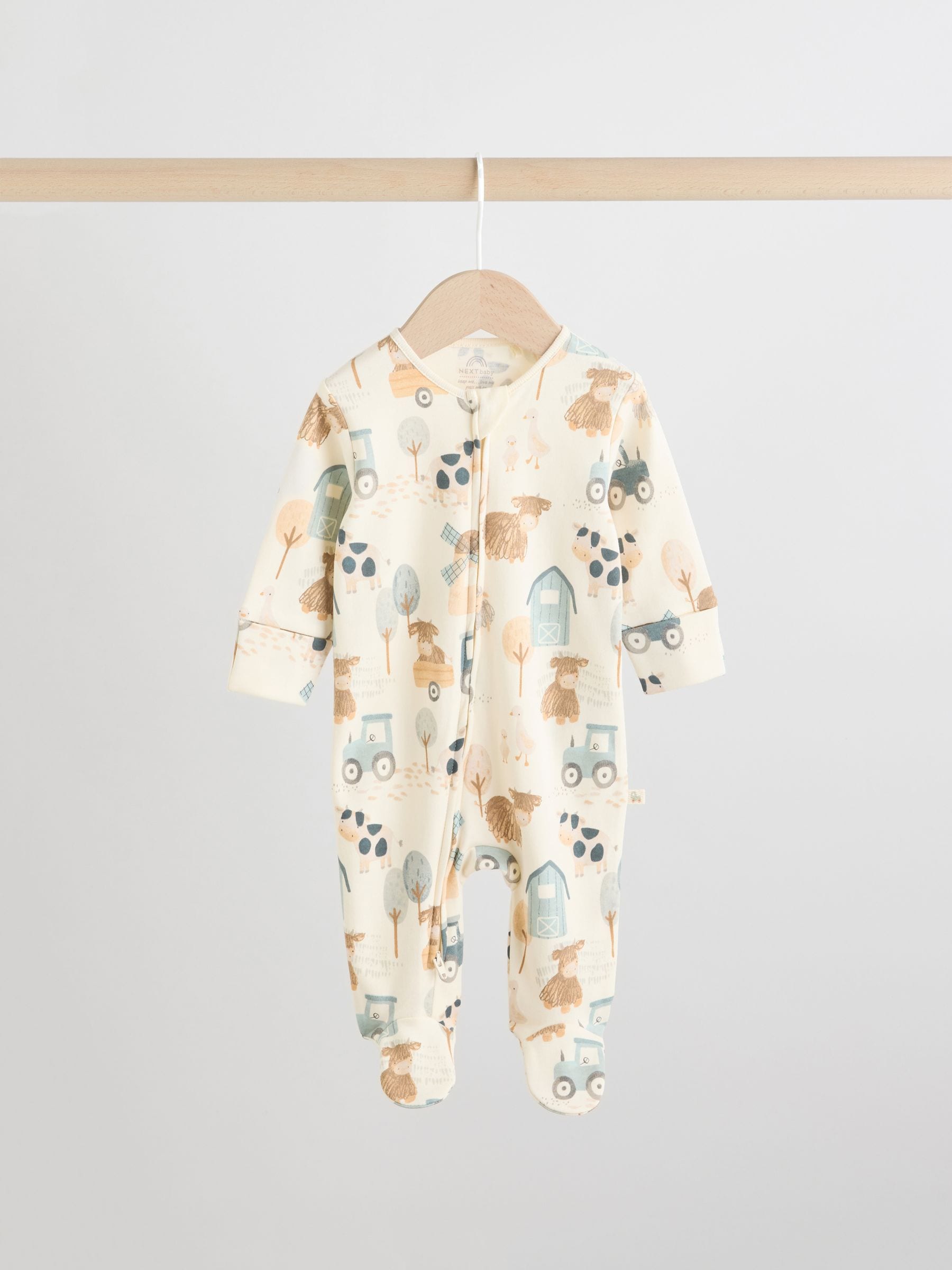 Minerals Baby Hamish Sleepsuits 4 Pack (0-2yrs) image 3