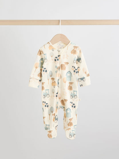 Minerals Baby Hamish Sleepsuits 4 Pack (0-2yrs) image 3