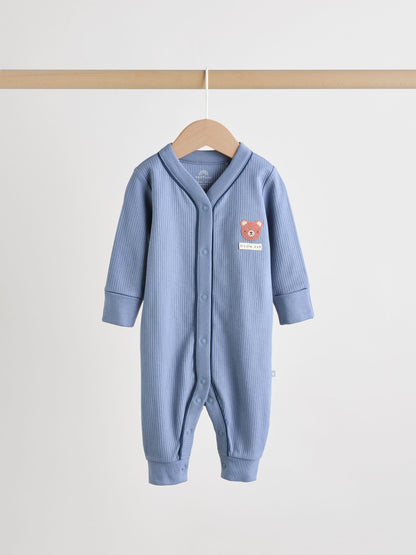 Burgundy Red Baby Sleepsuits 3 Pack (0mths-3yrs)